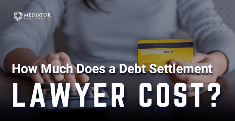 how much does a debt settlement lawyer cost