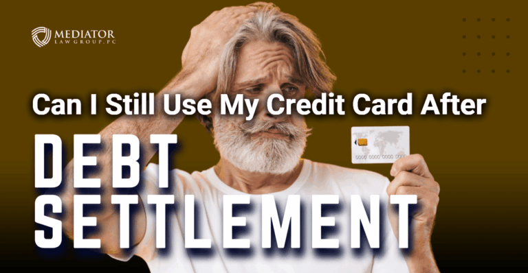 can i still use my credit card after debt settlement
