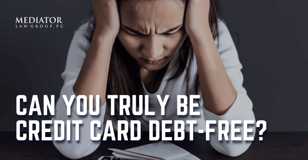 can you be credit card debt-free