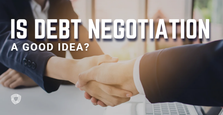 A professional handshake between two individuals in business attire, set against the backdrop of an office, highlighting the concept of debt negotiation and financial agreement.