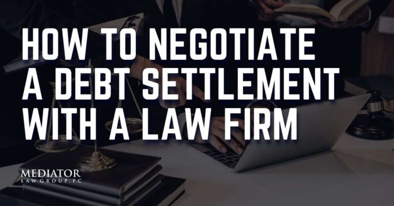 how to negotiate a debt settlement with a law firm, debt settlement negotiation